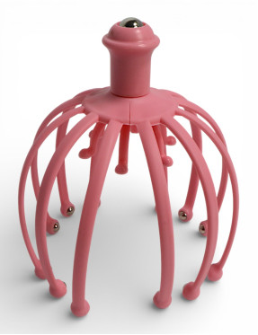 Массажёр для кожи головы с металлическими шариками, ручной (88106) Bavar Sport